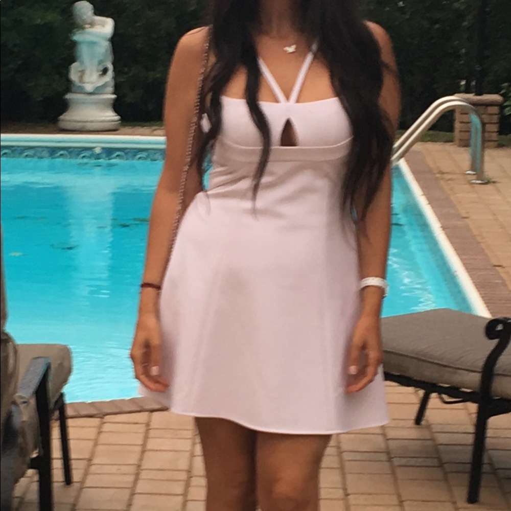 Bcbg white dress size 8